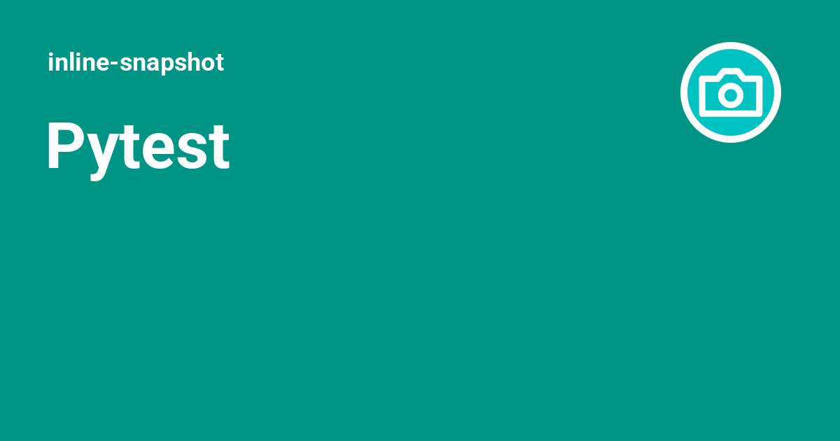 Pytest - inline-snapshot